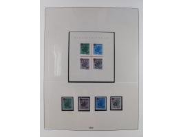 1945/49, postfrische und zusätzlich gestempelte Sammlung, jeweils in den Hauptnummern komplett postfrischer Teil mit Konstanz