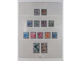 1945/49, postfrische und zusätzlich gestempelte Sammlung, jeweils in den Hauptnummern komplett postfrischer Teil mit Konstanz