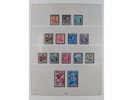 1945/49, postfrische und zusätzlich gestempelte Sammlung, jeweils in den Hauptnummern komplett postfrischer Teil mit Konstanz