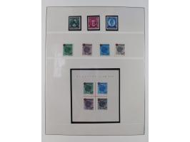 1945/49, postfrische und zusätzlich gestempelte Sammlung, jeweils in den Hauptnummern komplett postfrischer Teil mit Konstanz