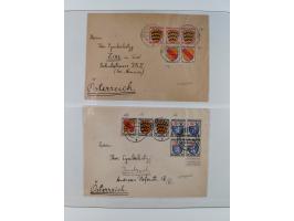 1945/49, postfrische und zusätzlich gestempelte Sammlung, jeweils in den Hauptnummern komplett postfrischer Teil mit Konstanz