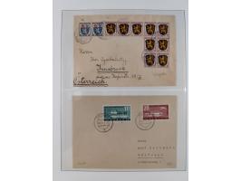 1945/49, postfrische und zusätzlich gestempelte Sammlung, jeweils in den Hauptnummern komplett postfrischer Teil mit Konstanz