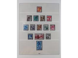 1945/49, postfrische und zusätzlich gestempelte Sammlung, jeweils in den Hauptnummern komplett postfrischer Teil mit Konstanz