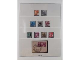 1945/49, postfrische und zusätzlich gestempelte Sammlung, jeweils in den Hauptnummern komplett postfrischer Teil mit Konstanz
