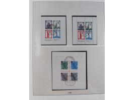 1945/49, postfrische und zusätzlich gestempelte Sammlung, jeweils in den Hauptnummern komplett postfrischer Teil mit Konstanz