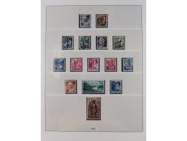 1945/49, postfrische und zusätzlich gestempelte Sammlung, jeweils in den Hauptnummern komplett postfrischer Teil mit Konstanz