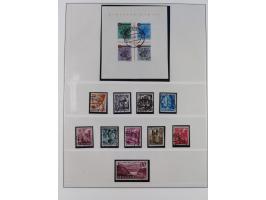 1945/49, postfrische und zusätzlich gestempelte Sammlung, jeweils in den Hauptnummern komplett postfrischer Teil mit Konstanz