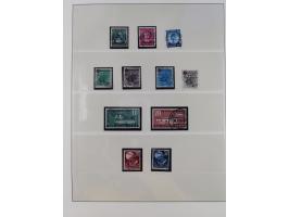 1945/49, postfrische und zusätzlich gestempelte Sammlung, jeweils in den Hauptnummern komplett postfrischer Teil mit Konstanz