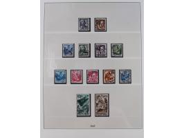 1945/49, postfrische und zusätzlich gestempelte Sammlung, jeweils in den Hauptnummern komplett postfrischer Teil mit Konstanz