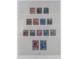 1945/49, postfrische und zusätzlich gestempelte Sammlung, jeweils in den Hauptnummern komplett postfrischer Teil mit Konstanz