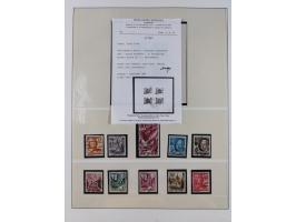 1945/49, postfrische und zusätzlich gestempelte Sammlung, jeweils in den Hauptnummern komplett postfrischer Teil mit Konstanz