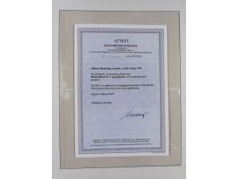 1948/49, postfrische und oft zusätzlich gestempelte Sammlung, dabei Band-und Netzaufdrucke mit unverausgabten (signiert Schle