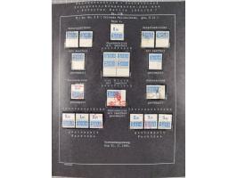 1948/56, postfrische, ungebrauchte und gestempelte alte Sammlung; etliche hundert Werte, alles ausführlich beschriftet, dabei