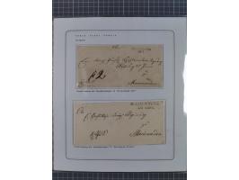 1840/1920, kleine Sammlung Vorläufer, dabei Preußen-Nr.-Stempel "421" FRANKENFELDE, "1503" TOLKEMIT und "1939 "WIGGODA"