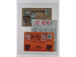 1900/45, reichhaltige gestempelte Sammlung, teils spezialisiert mit einigen Besonderheiten und Belegen, dabei u.a. Mi. 66, 30