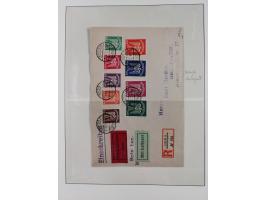 1900/45, reichhaltige gestempelte Sammlung, teils spezialisiert mit einigen Besonderheiten und Belegen, dabei u.a. Mi. 66, 30