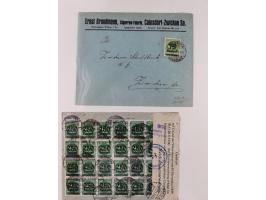 1900/45, reichhaltige gestempelte Sammlung, teils spezialisiert mit einigen Besonderheiten und Belegen, dabei u.a. Mi. 66, 30