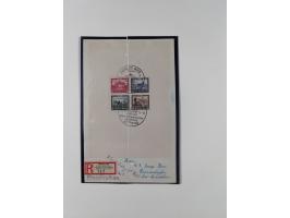 1900/45, reichhaltige gestempelte Sammlung, teils spezialisiert mit einigen Besonderheiten und Belegen, dabei u.a. Mi. 66, 30