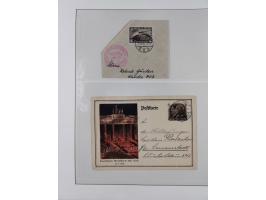 1900/45, reichhaltige gestempelte Sammlung, teils spezialisiert mit einigen Besonderheiten und Belegen, dabei u.a. Mi. 66, 30