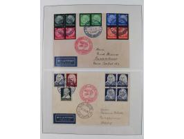 1900/45, reichhaltige gestempelte Sammlung, teils spezialisiert mit einigen Besonderheiten und Belegen, dabei u.a. Mi. 66, 30