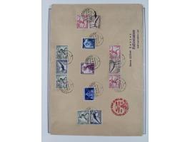 1900/45, reichhaltige gestempelte Sammlung, teils spezialisiert mit einigen Besonderheiten und Belegen, dabei u.a. Mi. 66, 30