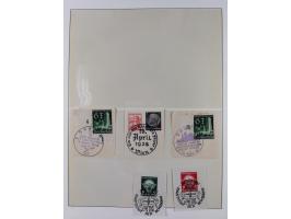 1900/45, reichhaltige gestempelte Sammlung, teils spezialisiert mit einigen Besonderheiten und Belegen, dabei u.a. Mi. 66, 30