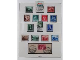 1900/45, reichhaltige gestempelte Sammlung, teils spezialisiert mit einigen Besonderheiten und Belegen, dabei u.a. Mi. 66, 30
