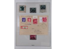1900/45, reichhaltige gestempelte Sammlung, teils spezialisiert mit einigen Besonderheiten und Belegen, dabei u.a. Mi. 66, 30