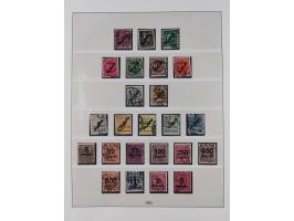 1900/45, reichhaltige gestempelte Sammlung, teils spezialisiert mit einigen Besonderheiten und Belegen, dabei u.a. Mi. 66, 30