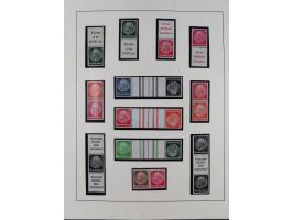 1933/45, postfrische und ganz wenig ungebrauchte Sammlung, in den Hauptnummern offensichtlich komplett