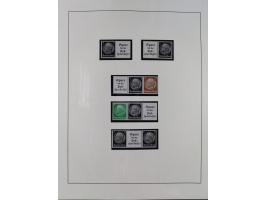 1933/45, postfrische und ganz wenig ungebrauchte Sammlung, in den Hauptnummern offensichtlich komplett