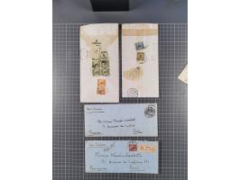 1913/33 (ca.), Hall of Classics specialized assembly of around 80 covers and cards, interesting usages with some combination 