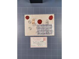 1913/33 (ca.), Hall of Classics specialized assembly of around 80 covers and cards, interesting usages with some combination 