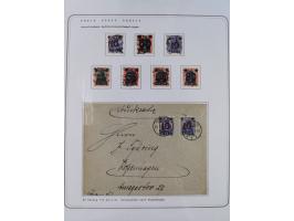 1920/39, reichhaltige gestempelte Sammlung, aufgelockert durch zahlreiche Briefe, Karten und Paketkarten, in den Hauptnummern