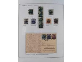 1920/39, reichhaltige gestempelte Sammlung, aufgelockert durch zahlreiche Briefe, Karten und Paketkarten, in den Hauptnummern