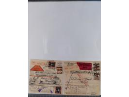 1920/39, reichhaltige gestempelte Sammlung, aufgelockert durch zahlreiche Briefe, Karten und Paketkarten, in den Hauptnummern