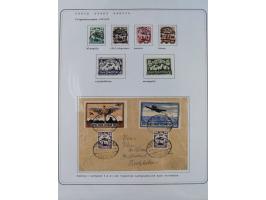 1920/39, reichhaltige gestempelte Sammlung, aufgelockert durch zahlreiche Briefe, Karten und Paketkarten, in den Hauptnummern