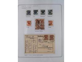 1920/39, reichhaltige gestempelte Sammlung, aufgelockert durch zahlreiche Briefe, Karten und Paketkarten, in den Hauptnummern