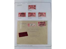 1920/39, reichhaltige gestempelte Sammlung, aufgelockert durch zahlreiche Briefe, Karten und Paketkarten, in den Hauptnummern