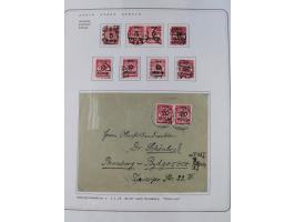 1920/39, reichhaltige gestempelte Sammlung, aufgelockert durch zahlreiche Briefe, Karten und Paketkarten, in den Hauptnummern