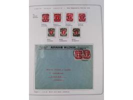 1920/39, reichhaltige gestempelte Sammlung, aufgelockert durch zahlreiche Briefe, Karten und Paketkarten, in den Hauptnummern