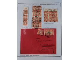 1920/39, reichhaltige gestempelte Sammlung, aufgelockert durch zahlreiche Briefe, Karten und Paketkarten, in den Hauptnummern
