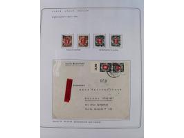 1920/39, reichhaltige gestempelte Sammlung, aufgelockert durch zahlreiche Briefe, Karten und Paketkarten, in den Hauptnummern
