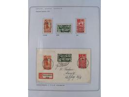 1920/39, reichhaltige gestempelte Sammlung, aufgelockert durch zahlreiche Briefe, Karten und Paketkarten, in den Hauptnummern