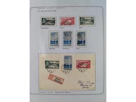 1920/39, reichhaltige gestempelte Sammlung, aufgelockert durch zahlreiche Briefe, Karten und Paketkarten, in den Hauptnummern