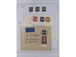 1920/39, reichhaltige gestempelte Sammlung, aufgelockert durch zahlreiche Briefe, Karten und Paketkarten, in den Hauptnummern