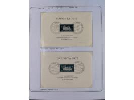 1920/39, reichhaltige gestempelte Sammlung, aufgelockert durch zahlreiche Briefe, Karten und Paketkarten, in den Hauptnummern