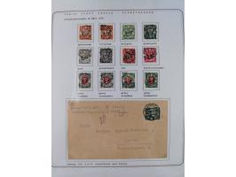 1920/39, reichhaltige gestempelte Sammlung, aufgelockert durch zahlreiche Briefe, Karten und Paketkarten, in den Hauptnummern