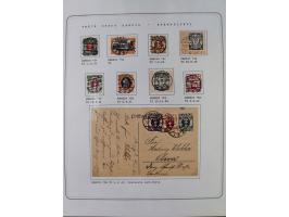 1920/39, reichhaltige gestempelte Sammlung, aufgelockert durch zahlreiche Briefe, Karten und Paketkarten, in den Hauptnummern