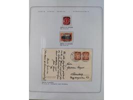 1920/39, reichhaltige gestempelte Sammlung, aufgelockert durch zahlreiche Briefe, Karten und Paketkarten, in den Hauptnummern